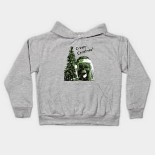 Creepy skeletal Christmas! Kids Hoodie